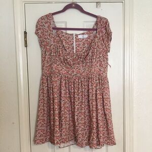 Dauphinette $550 MSRP x Liberty of London mini dress XL